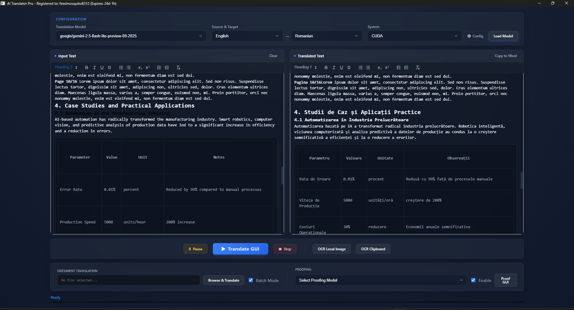 AI Translation App (AppTraduceri)